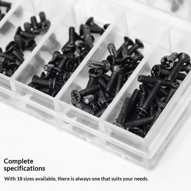 Tablet Accessories Set - 新品1セット 時計用ネジボックス 18種類ネジキット ミニ平頭ネジ 携帯電話 タブレット
