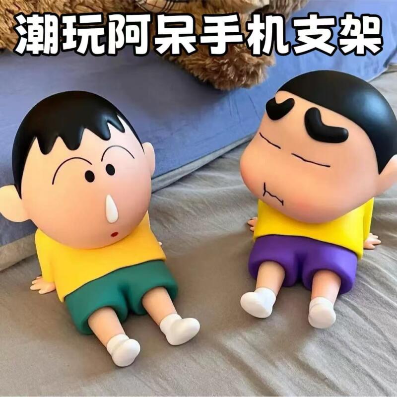 Fire Tablet Accessories - かわいい漫画クレヨンしんちゃんフィギュア電話スタンドホームオフィスデスクトップ怠惰な多機能タブレットホルダー飾り卸売