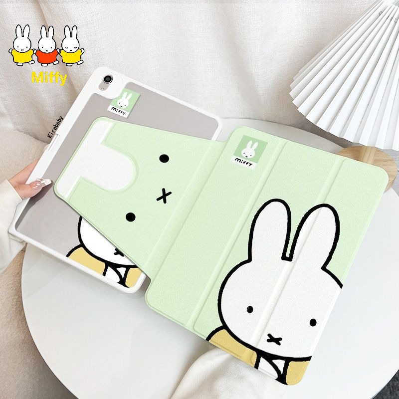 Fire Tablet Accessories - かわいいミッフィー タブレットケース 720付き ° iPad 11、MINI