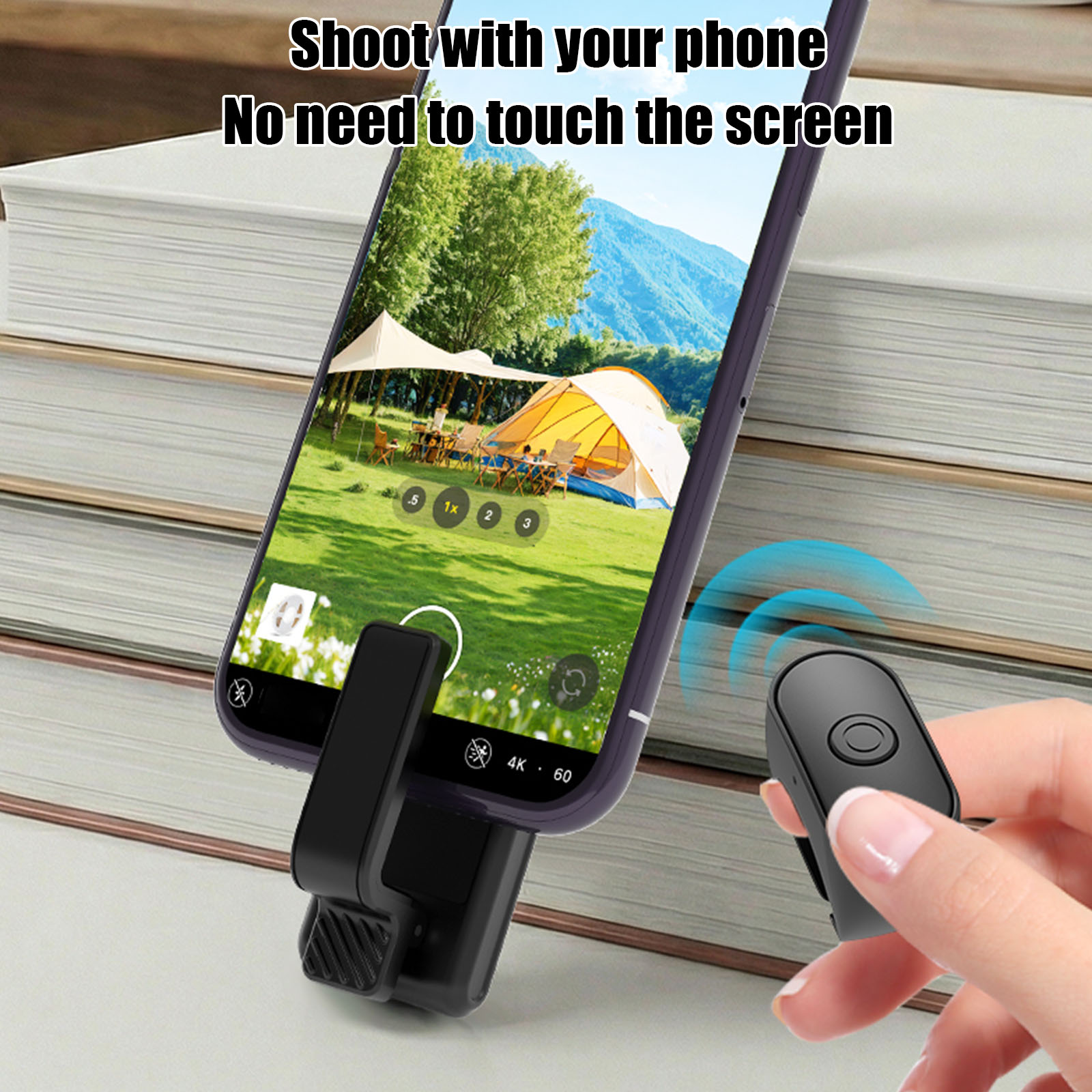 Tablet Reading Accessories - Kindle アクセサリー用クリックコントローラー ワイヤレスクリッカー Type-C 充電式 iPad