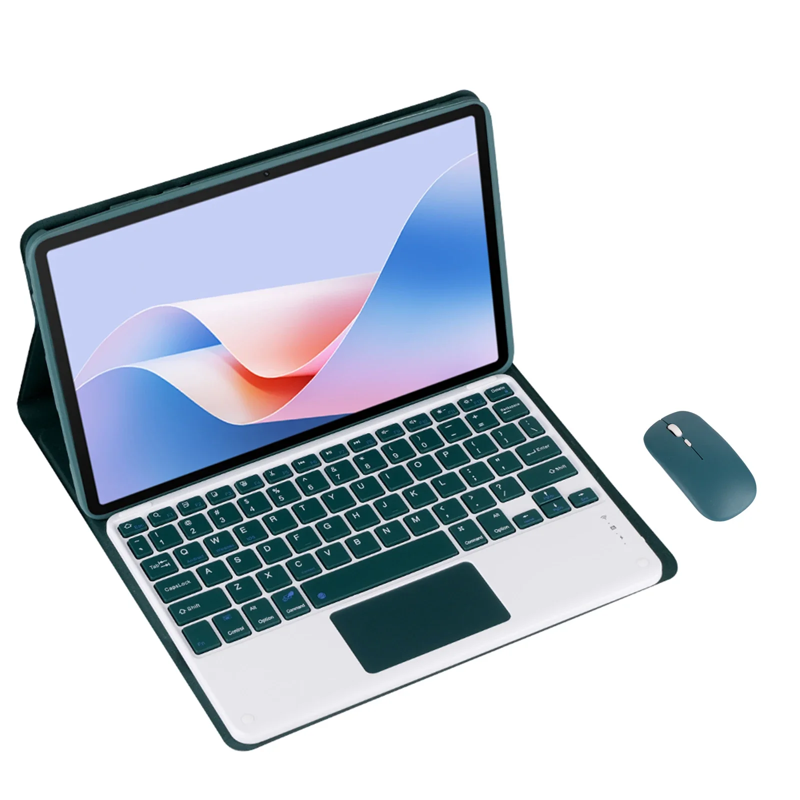 Honor Tablet Accessories - Honor Pad 10 12.1インチ 2025 HEY3-W00タブレット用キーボードケース、着脱式ワイヤレスBluetoothキーボードカバーとマウス