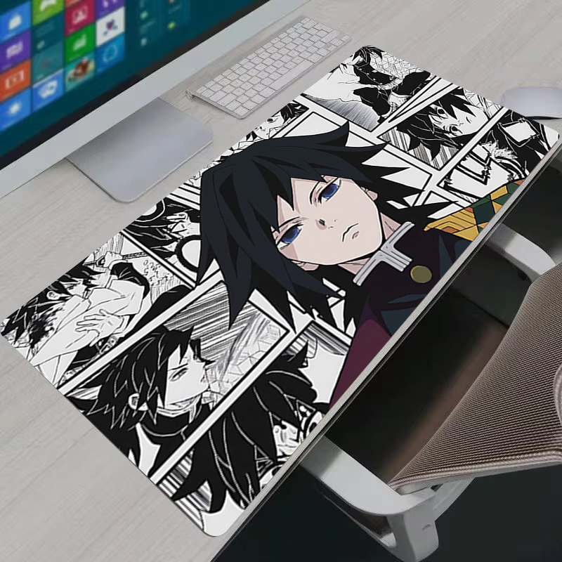 Tablet With All Accessories - マウスパッド XXL ゲーマーアニメ大型 PC キャビネットゴムカーペットトミオカギユデスクマットコンピュータゲームアクセサリーブラックマウスパッド