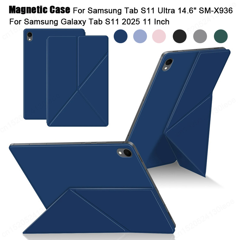 Remarkable Tablet Accessories - Samsung Galaxy Tab S11 11インチ（2025年モデル）SM-X730/X736用スマートブックカバー、Tab S11