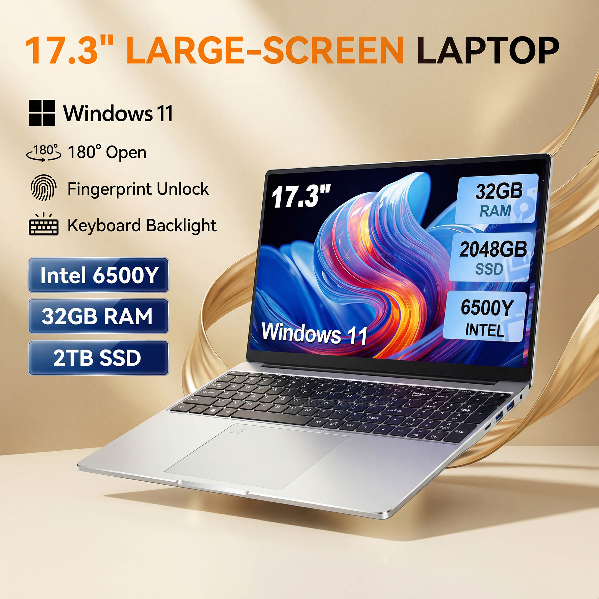Windows Tablet Accessories - HOT 17.3インチ大画面ノートパソコン Intel 6500Y 32GB 1TB/2TB