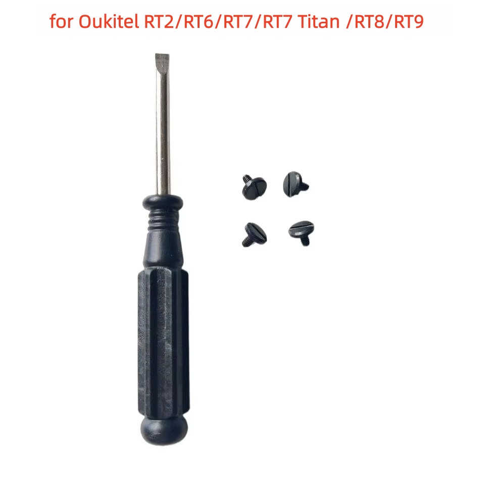 Oukitel Tablet Accessories - 4 個のアルミニウム合金タブレットスタンドネジとツールキット付き Oukitel RT2/RT6/RT7/RT7 Titan/RT8/RT9 頑丈なタブレット
