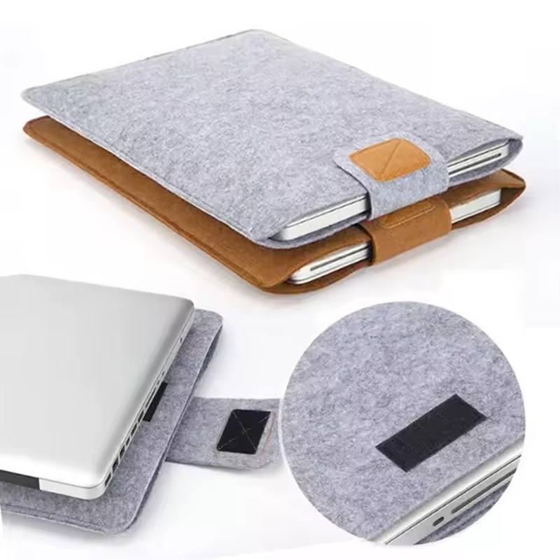 Tablet Accessories Bag - ポータブルアンチスクラッチフェルトバッグラップトップポーチタブレット保護ケースライト収納スリーブ Macbook Air Pro 11 13