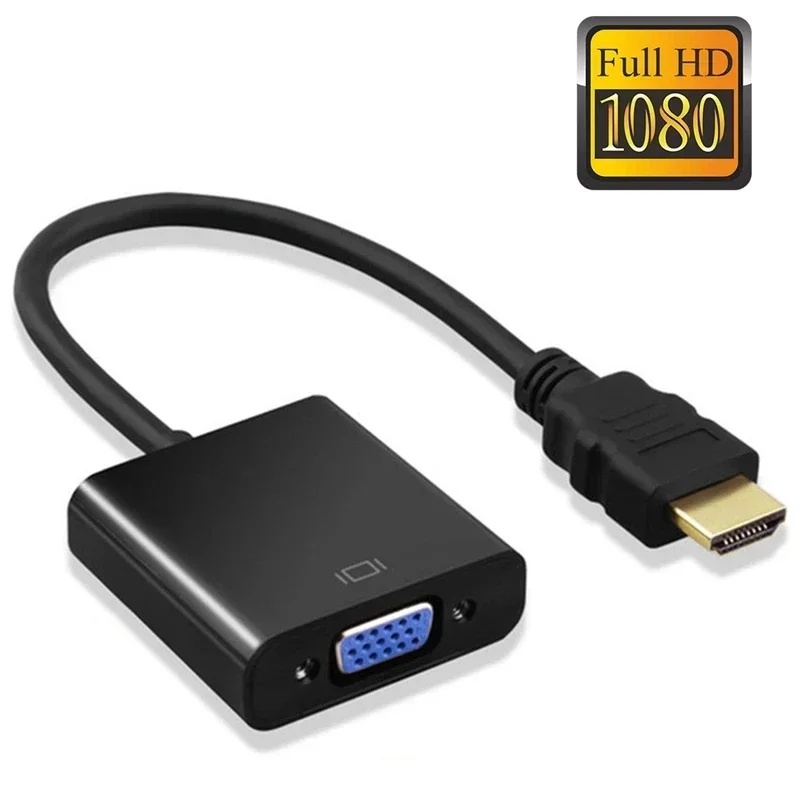 Hdmi Adapter Tablet - HD 1080P HDMI - VGA変換ケーブル（音声電源供給付き）HDMIオス -