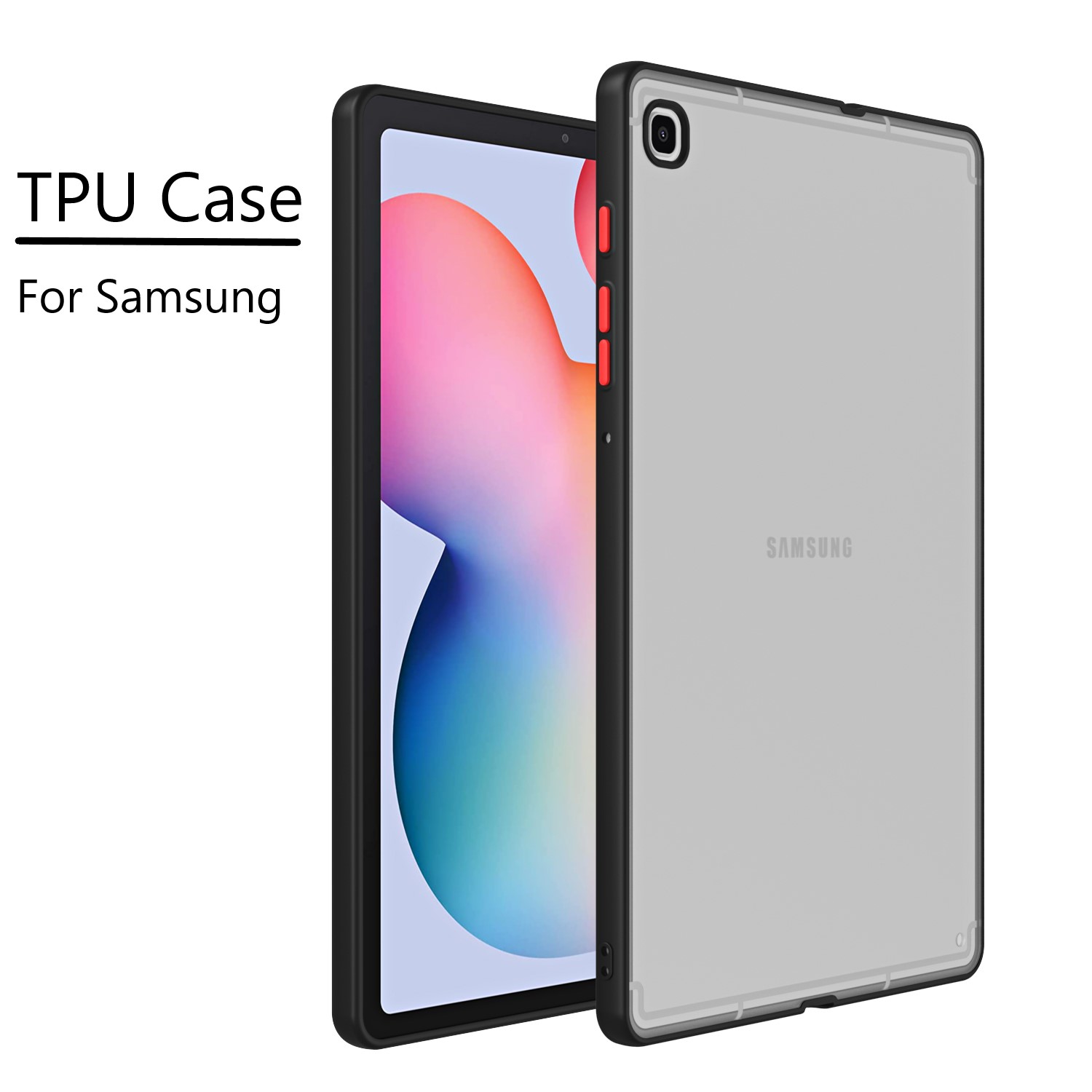 Samsung Tablet S9 Accessories - TPU ソフトバックケースサムスンギャラクシータブ A8 10.5 X200 A7