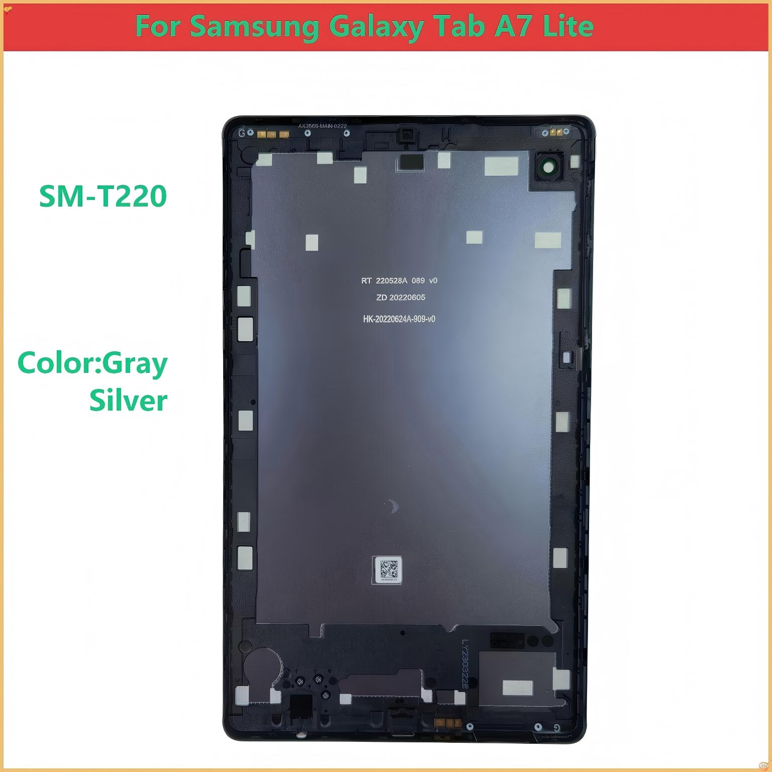 Pen Tablet Accessories - シェルバック サムスンギャラクシータブA7 T220 SM-T220 バッテリーカバー バックケース