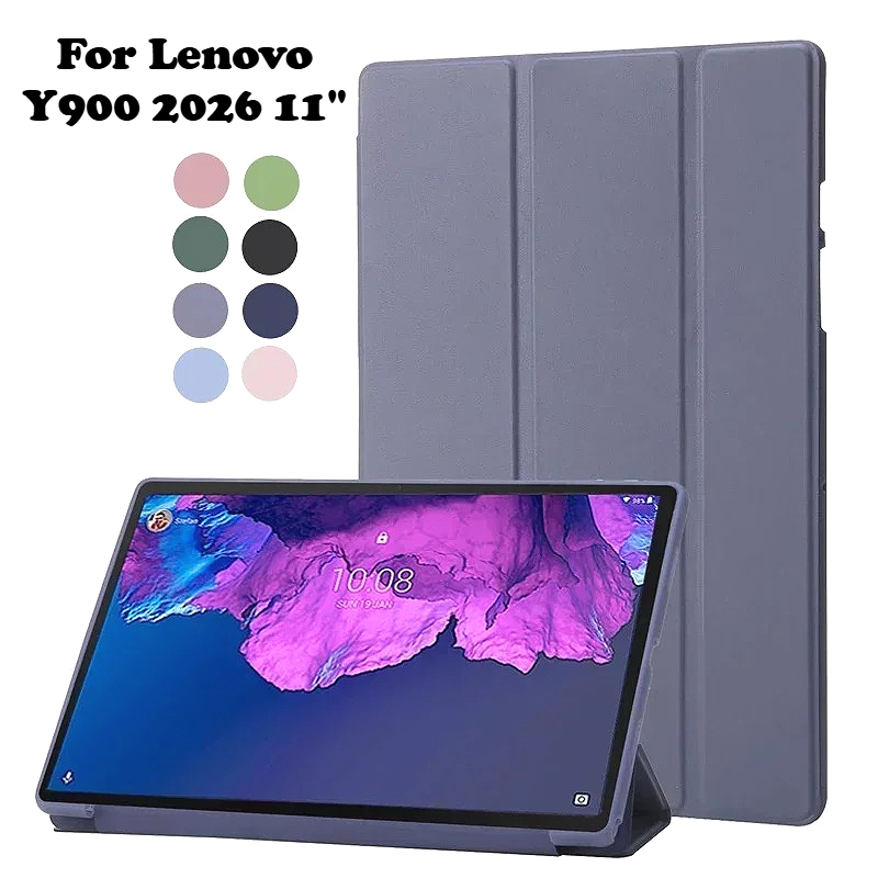 Lenovo Tablet M11 Accessories - 新しい肌触りの良い三つ折りスタンドケース Lenovo Legion Y900 Idea Tab