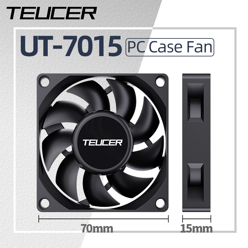 Tablet With All Accessories - Teucer UT-7015 7cm Chassic 冷却ファン油圧ベアリング DC