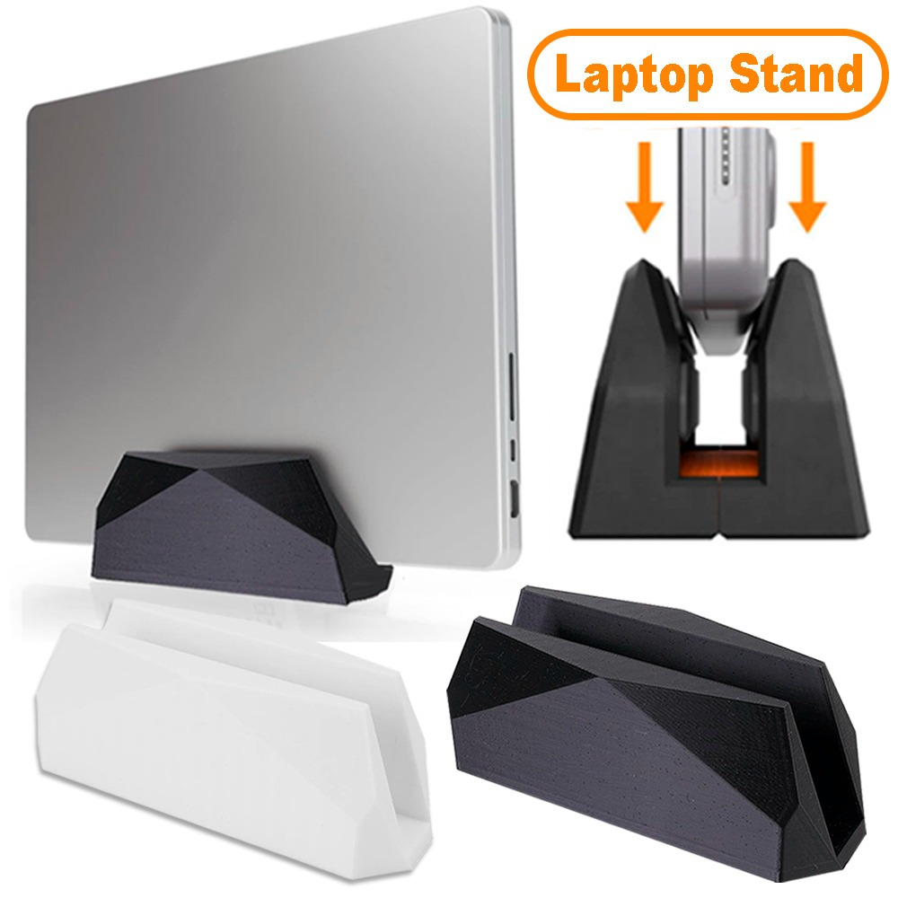 Dell Tablet Accessories - ユニバーサル垂直ラップトップスタンド 滑り止めホルダー 13-16インチ Macbook Air Pro