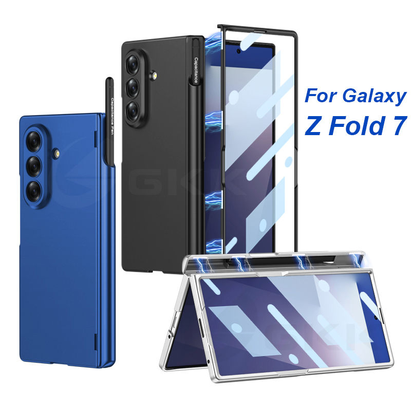 Windows Tablet Accessories - Samsung Galaxy Z Fold 7用 マグネット式ヒンジ360°保護ケース
