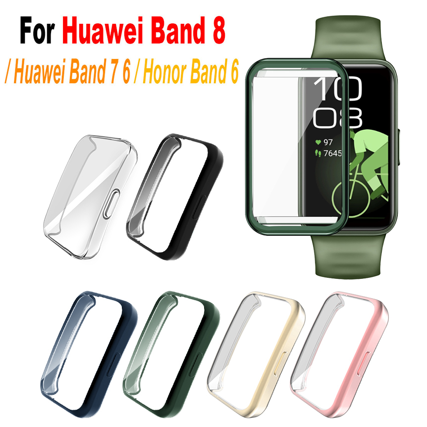 Honor Tablet Accessories - Huaweiバンド用シリコン保護ケース,Huaweiバンド8,7,6,Honorバンド6用アクセサリー