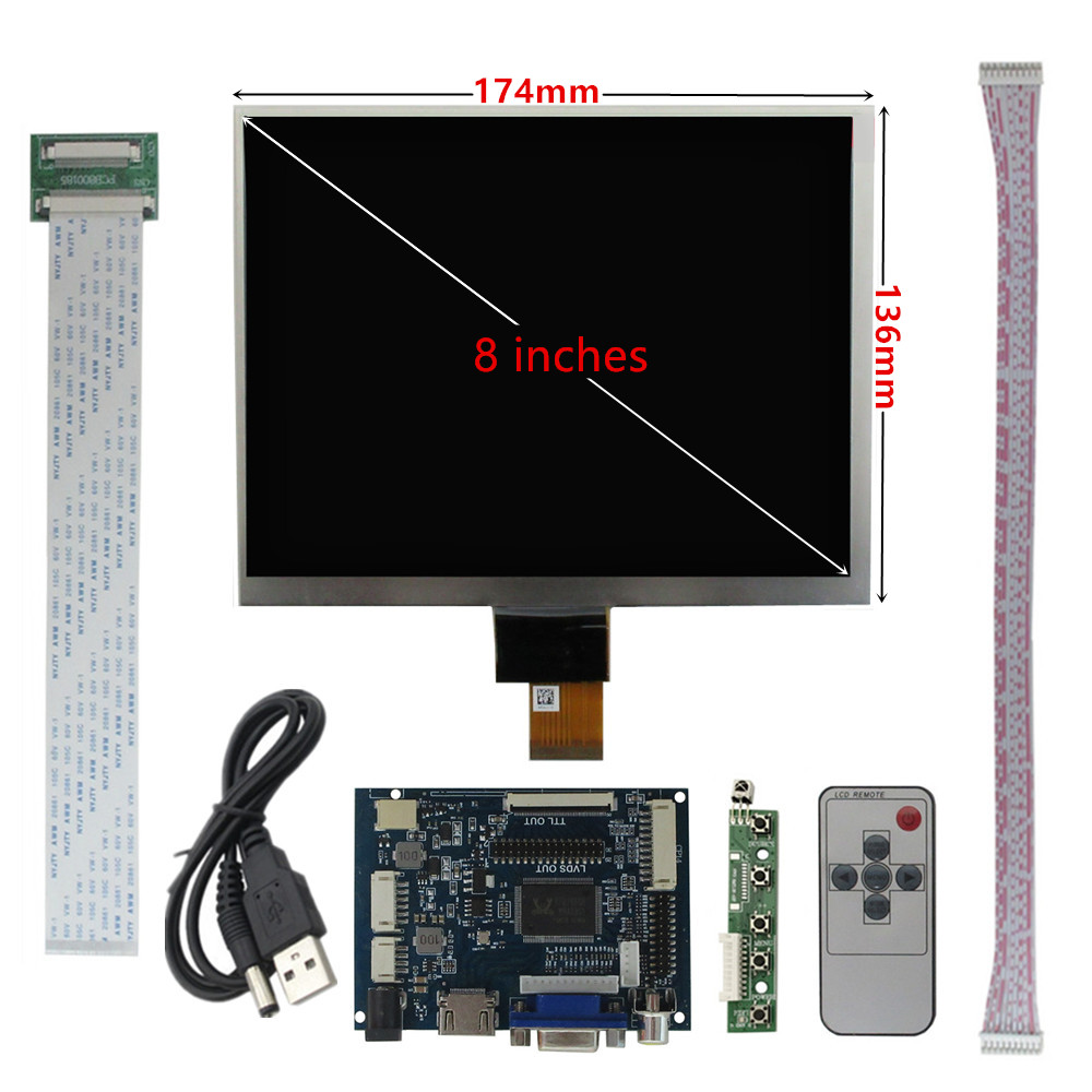Tablet Pc Accessories - 8 インチ IPS 1024*768 モニター LCD