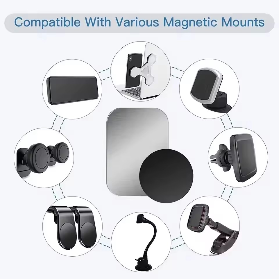 5/10 個磁気金属プレートディスク自動車電話ホルダーステッ - Tablet Car Accessories のレビューと価格