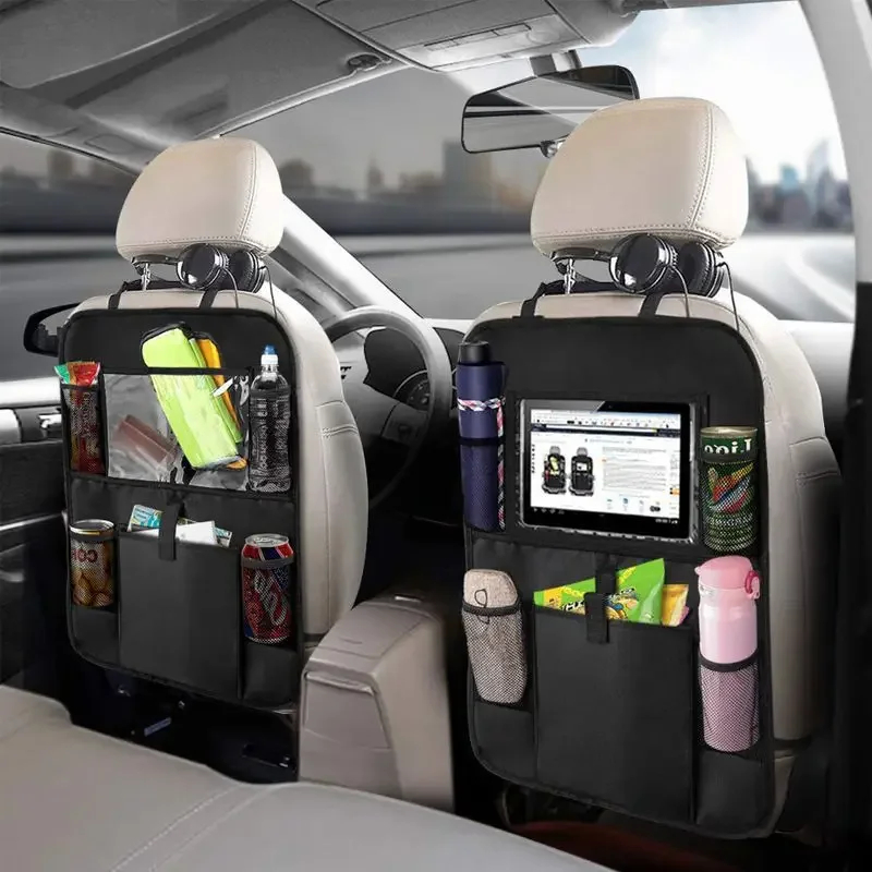 カーシートオーガナイザー 多機能オックスフォード生地 車用バ - Tablet Accessories Bag のレビューと価格