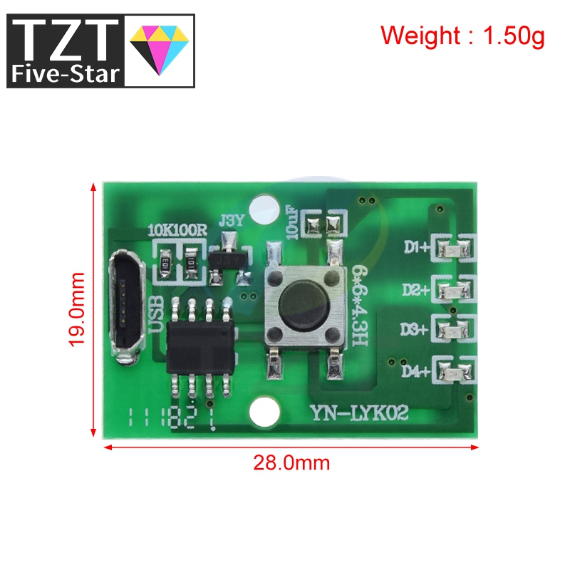 1/5 個懐中電灯ドライバーボードヘッドライト DIY 電子 - Tablet Reading Accessories のレビューと価格