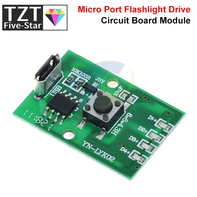 1/5 個懐中電灯ドライバーボードヘッドライト DIY 電子 - Tablet Reading Accessories のレビューと価格