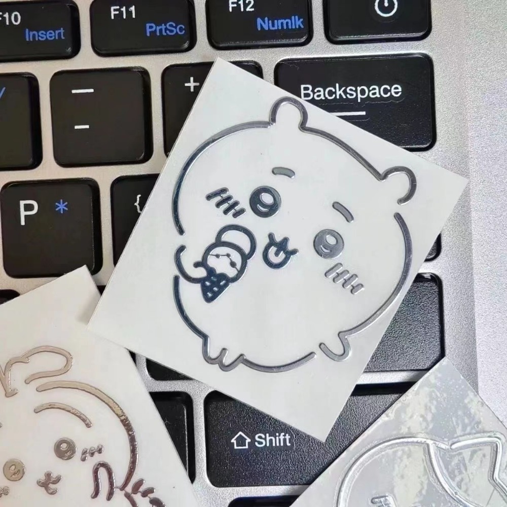 Chiikawa 3D メタルステッカーかわいい漫画学生デカ - Fire Tablet Accessories のレビューと価格