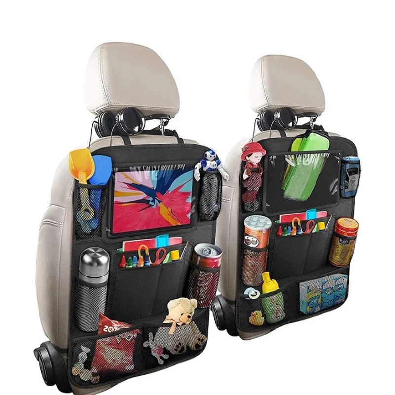 カーシートオーガナイザー 多機能オックスフォード生地 車用バ - Tablet Accessories Bag のレビューと価格