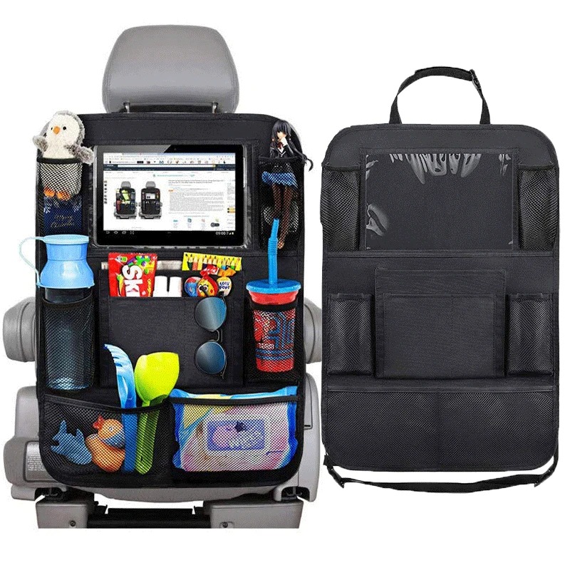 カーシートオーガナイザー 多機能オックスフォード生地 車用バ - Tablet Accessories Bag のレビューと価格