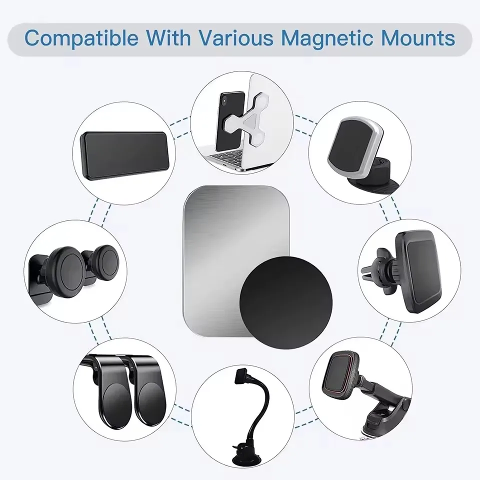 磁気式車載スマホホルダー用金属プレートディスク 薄い鉄板ステ - Tablet Car Accessories のレビューと価格