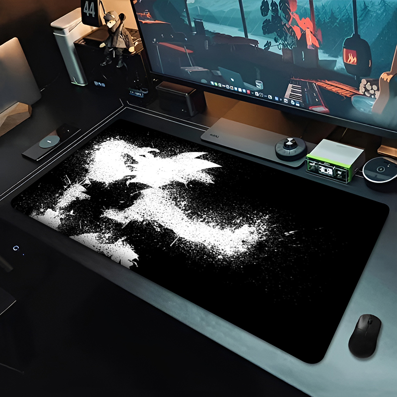 DBZ ブラックアニメマウスパッドドラゴンボール大型 PC  - Tablet With All Accessories のレビューと価格