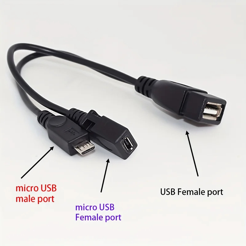 2-in-1 OTG USB to Micro USB スプ - Fire Tablet Accessories のレビューと価格
