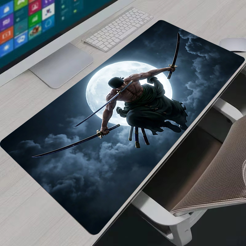 マウスパッド PC ゲーマーアニメデスクマットノンスリップラ - Tablet With All Accessories のレビューと価格