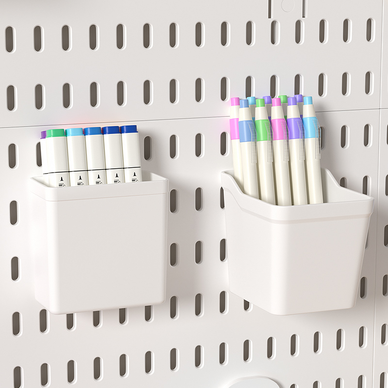 PPプラスチック製デスクペグボード、ペンカップ、棚、電話スタ - Tablet Reading Accessories のレビューと価格