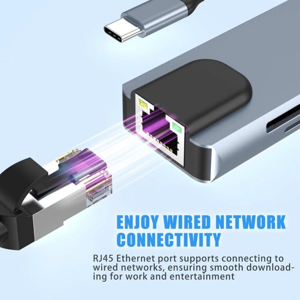 USB Cハブ 8/7 in 1 4K HDMIアダプタース - Hdmi Adapter Tablet のレビューと価格