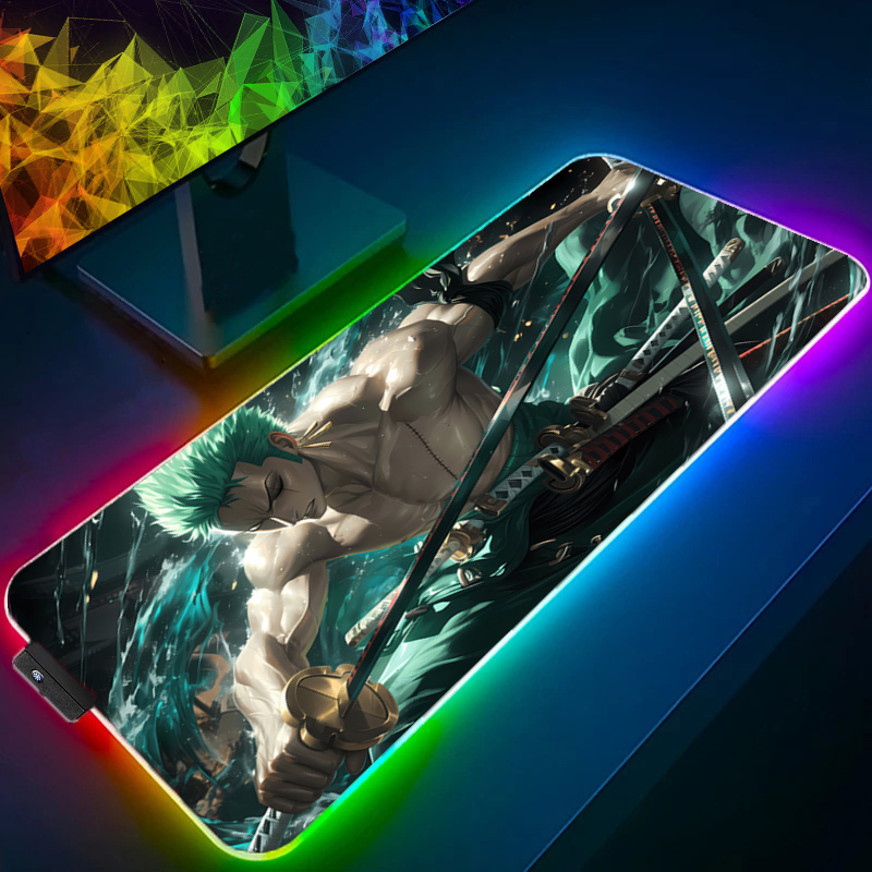 ワンピースゾロマウスパッド RGB ゲームアクセサリー Ga - Tablet With All Accessories のレビューと価格