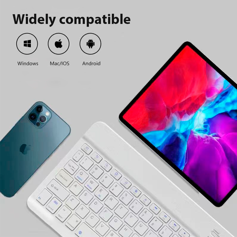 Bluetooth ワイヤレスキーボードユニバーサル携帯電話 - Tablet Pc Accessories のレビューと価格