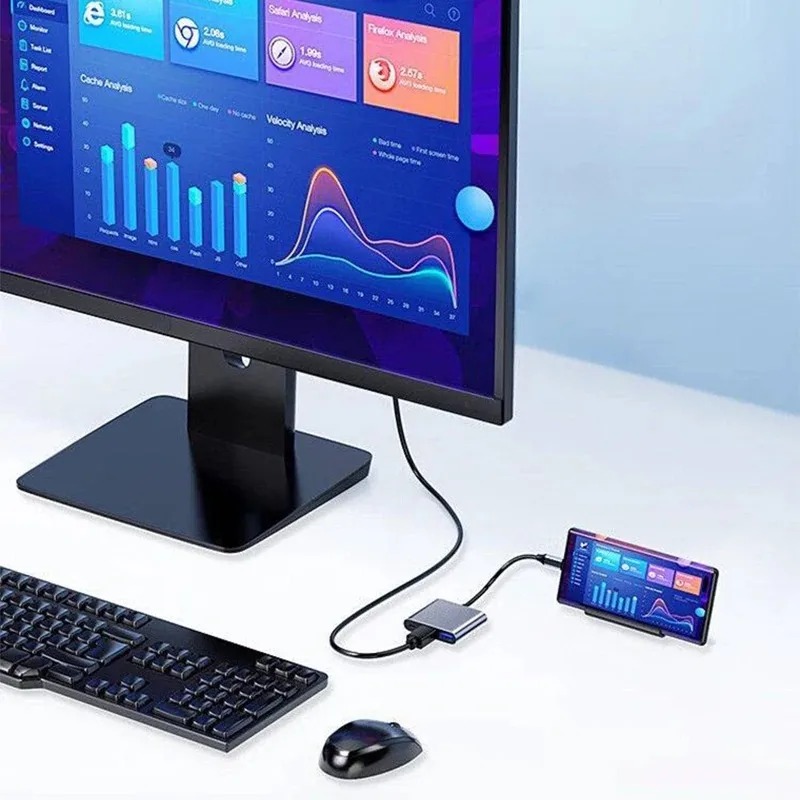 USB C ハブ 3in1 タイプ C 3.0 to HDM - Hdmi Adapter Tablet のレビューと価格