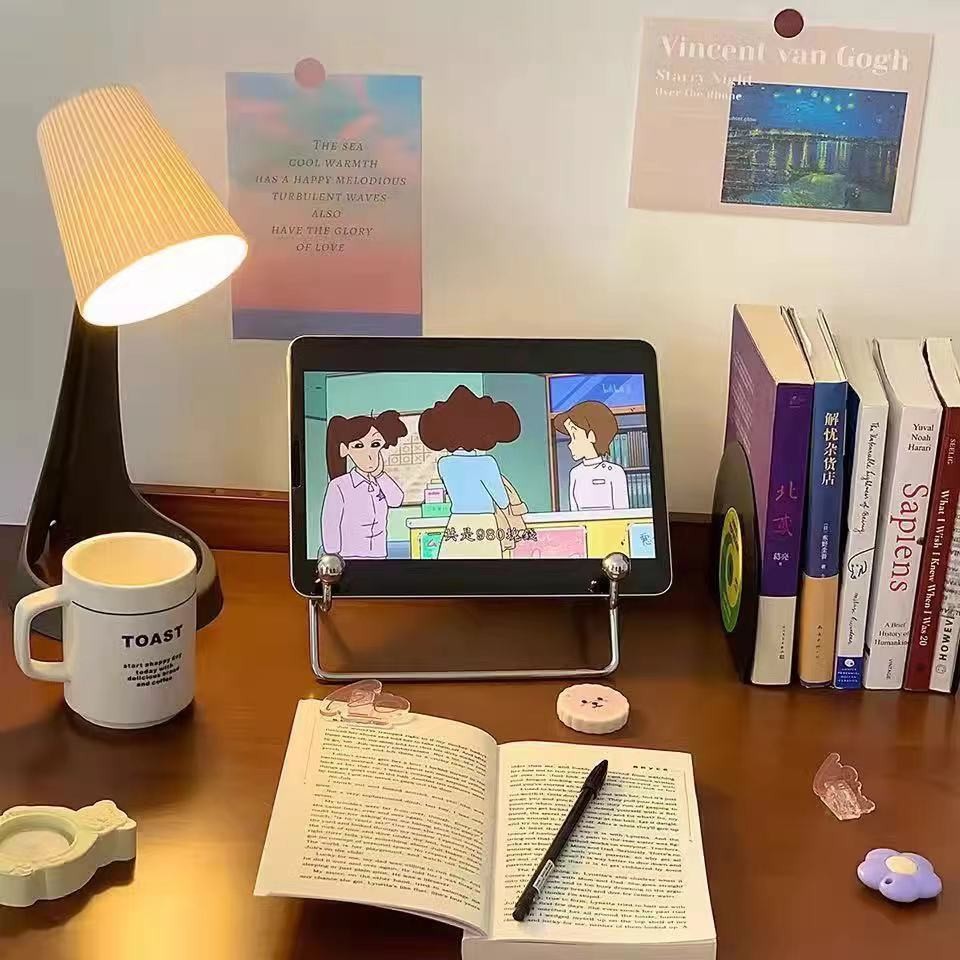 ポータブルな風型メタル製アイアン製卓上スタンド、読書や勉強に - Tablet Reading Accessories のレビューと価格