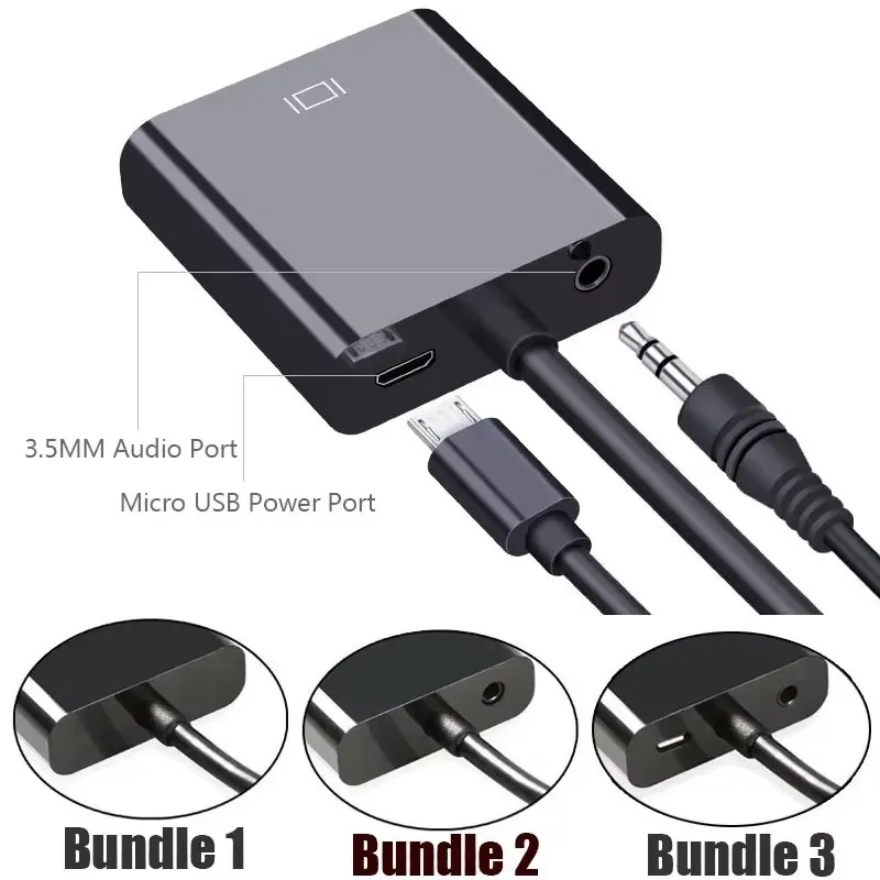 1-4セット HD 1080P HDMI - VGAケーブル - Hdmi Adapter Tablet のレビューと価格