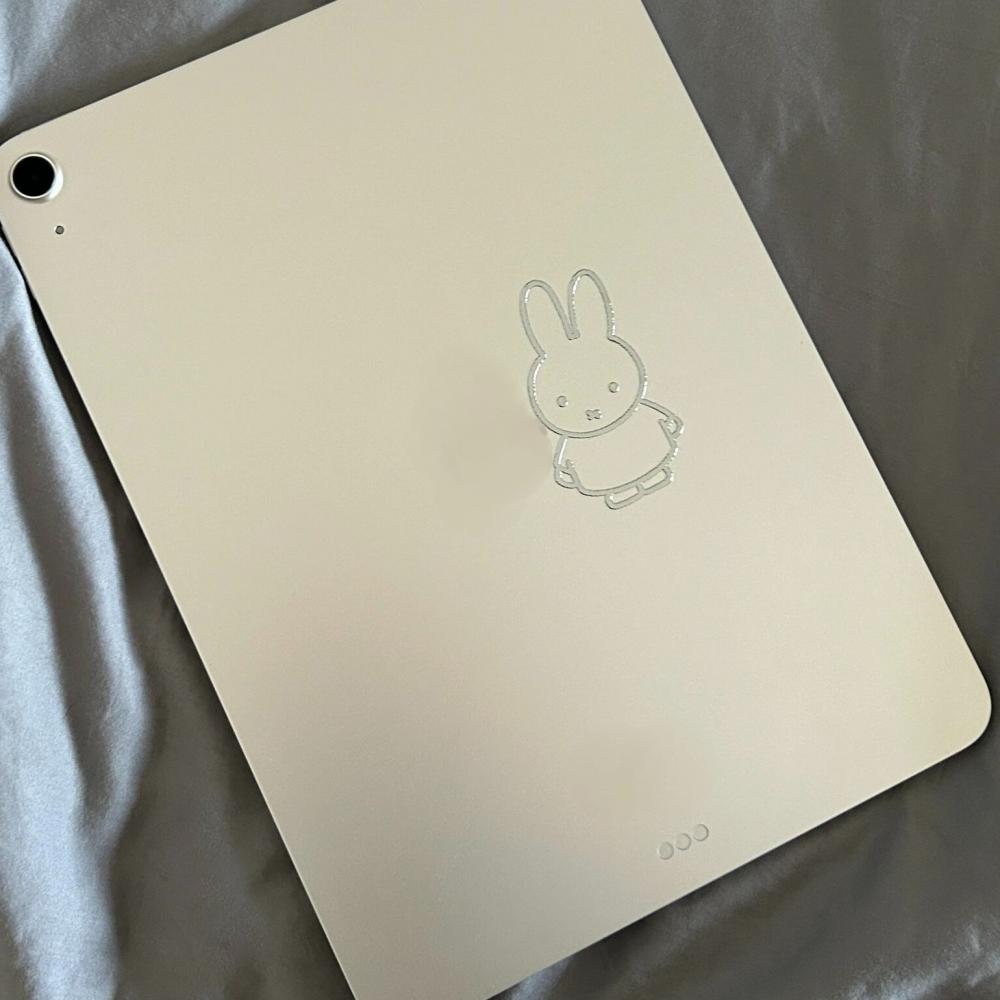 ミッフィーウサギメタルステッカー高級感学生タブレットiPad - Fire Tablet Accessories のレビューと価格