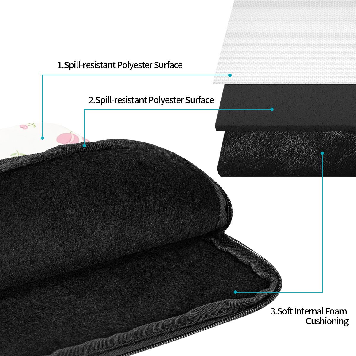 ノートパソコン用ライナースリーブ 12 13 15 17イン - Tablet Accessories Bag のレビューと価格