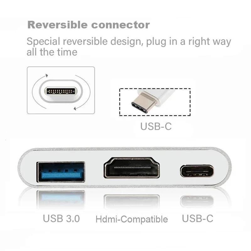 3in1 Type-C to HDMI対応アダプター USB - Hdmi Adapter Tablet のレビューと価格