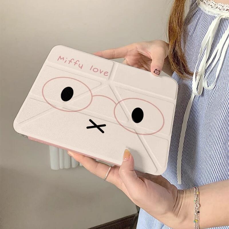 漫画ミッフィー Ipad タブレット保護ケース かわいいアニ - Pen Tablet Accessories のレビューと価格