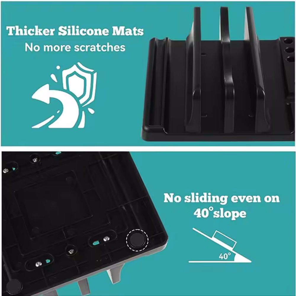 縦置きノートパソコンスタンド 調整可能ホルダー MacBoo - Dell Tablet Accessories のレビューと価格