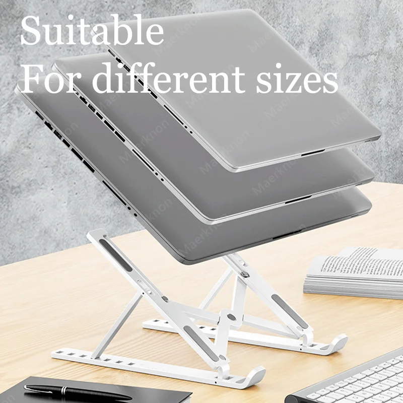 ポータブル調節可能なラップトップスタンド折りたたみ式ノートブ - Tablet Reading Accessories のレビューと価格